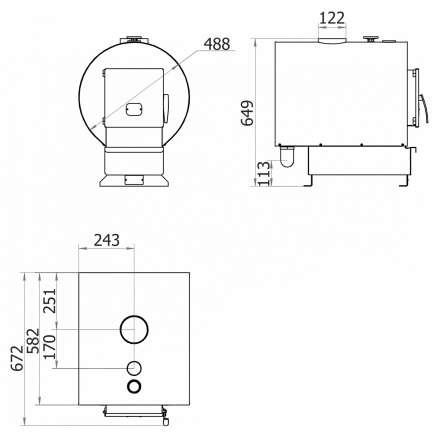 Твердотопливный котел Теплодар Куппер Уют-10 в Борисове