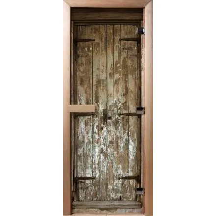 Дверь для сауны Doorwood с фотопечатью A028 1900x700 в Борисове