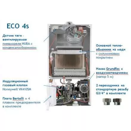Газовый котел Baxi ECO 4S 10F в Борисове